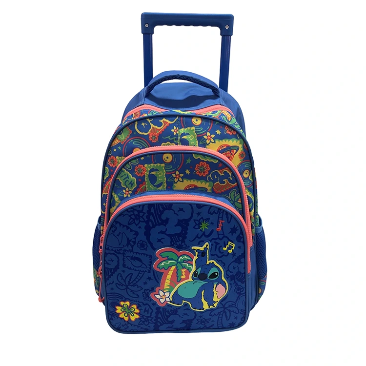 Cartoon schooltrolley rugzak